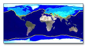 snow cover each year